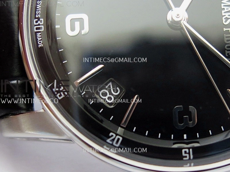 Code 11.59 SS 15210 APSF 1:1 Best Edition Black Dial on Black Leather Strap SA4302 Super Clone